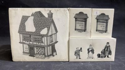 4 Heritage Village Collection in Original Box. Heritage village collection tutbury printer 