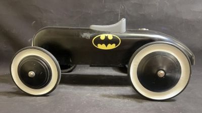Tin Batman 30 inch car. Tin car Batman made from tin 13 inches tall 30 inches long 14inches wide