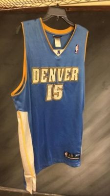 Vintage Carmelo Anthony Denver Nuggets jersey. Size 49 needs little cleaning