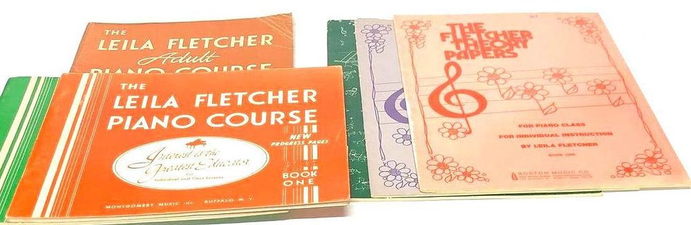 Lot 16: Lot of 6 Assorted Leila Fletcher Piano Course Booklets