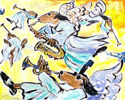 S&N Ivan Clarke "Hound Heaven" Medium Gicl&eacute;e. S&amp;N Ivan Clarke "Hound Heaven" Medium Gicl&eacute;e 