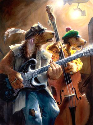 S&N Ivan Clarke "Tippleton Brothers" Large Gicl&eacute;e. S&amp;N Ivan Clarke "Tippleton Brothers" 