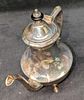 Vintage Silver Plated Crescent Tea Pot. This is approx 9" x 6" x 10" and it weighs 1.90lb. Image - 2