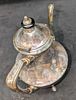Vintage Silver Plated Crescent Tea Pot. This is approx 9" x 6" x 10" and it weighs 1.90lb. Image - 4