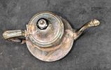 Vintage Silver Plated Crescent Tea Pot. This is approx 9" x 6" x 10" and it weighs 1.90lb. Image - 5