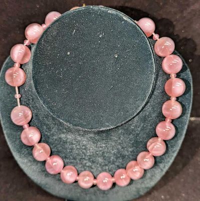 Vintage Italian Murano Art Glass Bead Necklace FFFF.Is approx 16" and it weighs 0.28b.