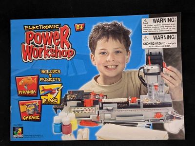 Kid-Riffic Electronic Power Workshop. Six easy-to-use power tools illustrated booklet with 