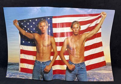 1998 Brewer Twins LLC. Linda Churilla, Photographer Vintage Poster. This lot contains a 1998 