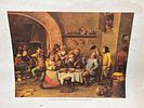 Lithograph Reproduction The Drinking King By David Teniers The Younger. This lot contains a Image - 4