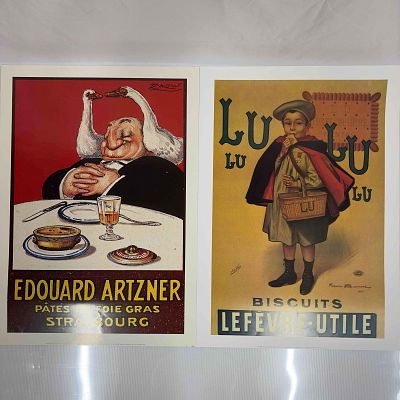 French Food Ad Poster Cartexpo Vintage Advertisement Posters Print Set Collection. A few 