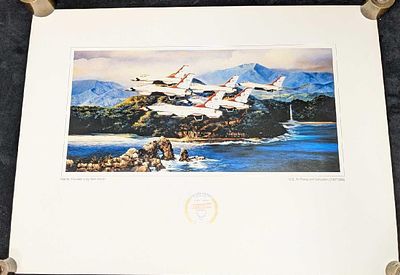 Rick Herter Pacific Thunder Centennial Of Flight Print. Rick Herter Pacific Thunder Centennial 