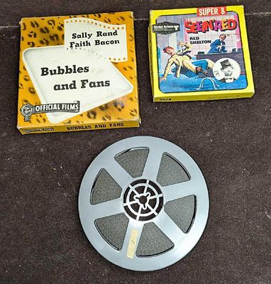 Vintage Movie Film Bubbles And Fans Seein' Red And Mystery. This lot includes: 
(1) Super 8 - 