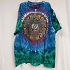 Grateful Dead 90's Vintage T-Shirt Celtic Mandala Tie Dye L Large Liquid Blue. Original Liquid Image - 6