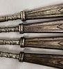 Sterling Silver Serving Spoon & Dessert Skewers. This lot contains a Sterling Silver Serving Image - 5