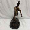 Wicked Pony By Frederic Remington Hand Made Real Bronze Art Sculpture Large Jumbo Figure. This Image - 5