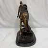 Wicked Pony By Frederic Remington Hand Made Real Bronze Art Sculpture Large Jumbo Figure. This Image - 15