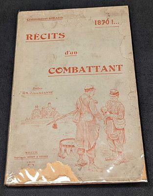 1909 R&eacute;cits d'un combattant 1870 Softcover Book. 1909 R&eacute;cits d'un combattant 1870 