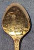 7 Cambridge Gold Electroplated Stainless Oval Soup Spoons. Each is approx 1 1/2" x 1/2" x 7 Image - 5