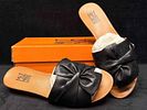 Miz Mooz Leather Slide Sandals and J.Jill Tan Thong Sandals Bundle. Sitting in brand-new to Image - 1