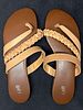 Miz Mooz Leather Slide Sandals and J.Jill Tan Thong Sandals Bundle. Sitting in brand-new to Image - 10