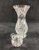 Crystal Decorative Decanter Leaf Design Decanter 
This Decanter is unbranded but beautiful. It Image - 1