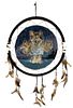 Dream Catcher With Wolves & Moon Design. This lot contains a dream catcher with wolves and a Image - 1