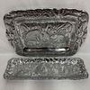 Arthur Court Cast Aluminum Rabbit Bunny Serving Platter Plate Collection Set Lot of Two. Etched Image - 6