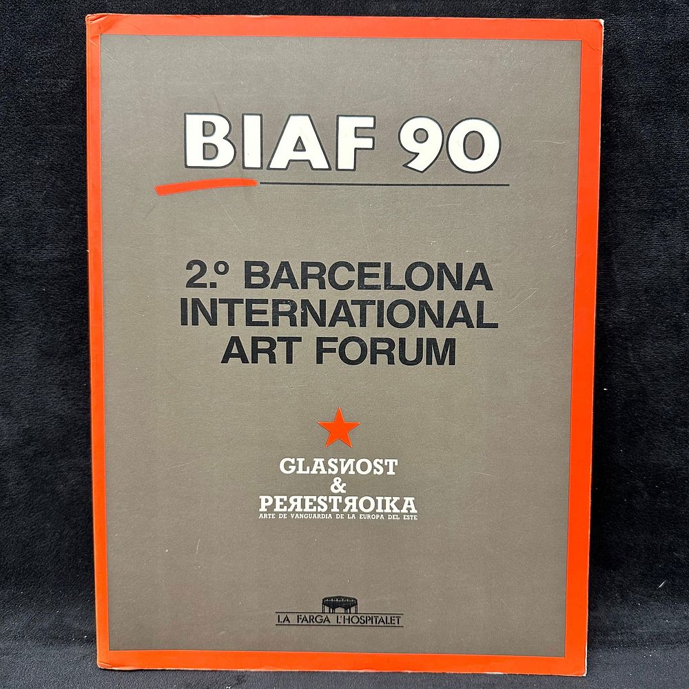 Lot 170: BIAF 90 2 Barcelona International Art Forum Exhibition Catalog Softcover