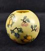 Hand Sculpted Candle And Mosaic Canister. This lot includes: 
(1) Small Mosaic Glass Canister. Image - 2