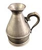 Vintage Imperial Pewter Creamer. Is stamped on the bottom. Is approx 3 1/2" x 3" x 4" and is in Image - 1