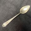 Flat Handle Butter Spreader Chantilly Sterling Silver Grapefruit Tea Spoon Monogram. WM Wise Image - 2