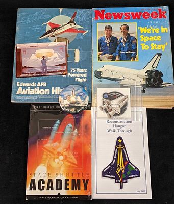 NASA Space Shuttle Magazines Software CDs. This lot includes: (1) Space Shuttle Academy. For 