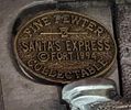 Pewter Santa's Express Peace On Earth Figurine. This is approx 4" x 1 1/4" x 1 3/4 and it Image - 4