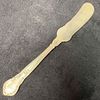 Gorham Flat Handle Butter Knife Spreader Chantilly Sterling Silver 1895 Lion-Anchor-G Monogram Image - 1