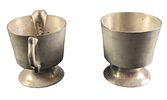 Vintage Woodbury Marked Pewter Creamer & Sugar Bowl. This lot comes with: 
(1) Pewter Sugar Image - 5
