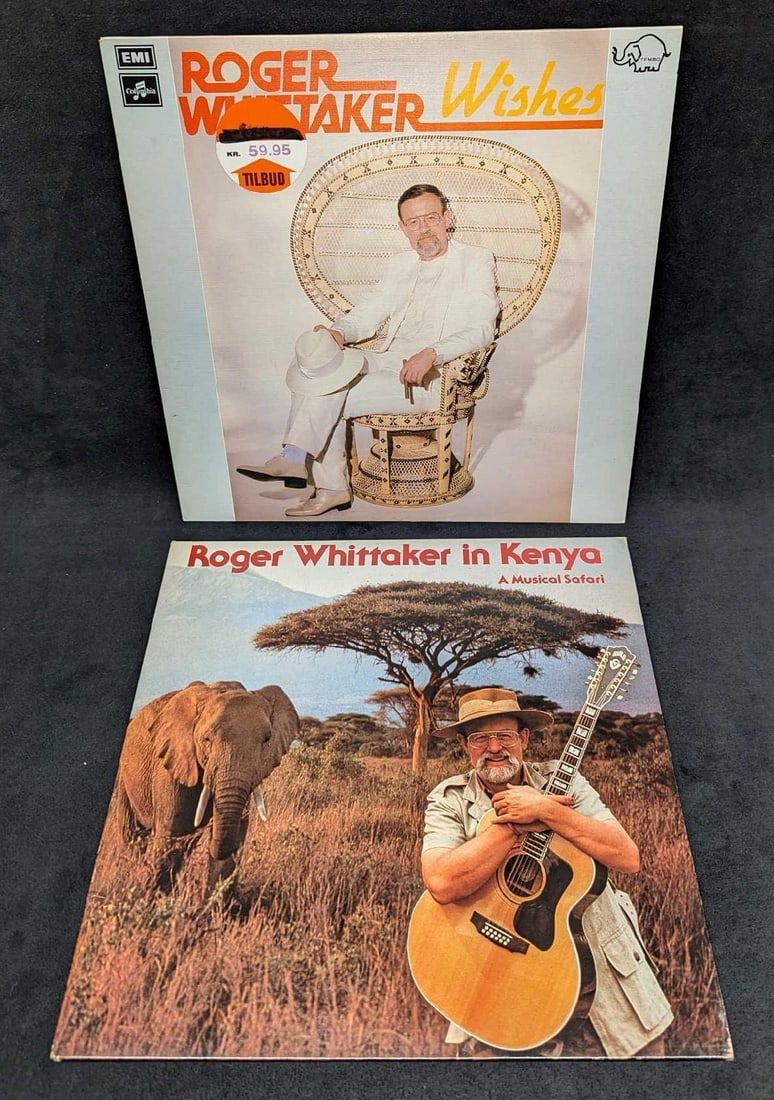 2 LPs Roger Whittaker Wishes & In Kenya. 2 LPs Roger Whittaker Wishes &amp; In Kenya. This lot 