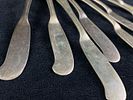 Vintage 1940's Gorham Sterling Silver " Lyric " Paddle Butter Spreaders All our Vintage - Image - 3