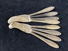 Vintage 1940's Gorham Sterling Silver " Lyric " Paddle Butter Spreaders All our Vintage - Image - 7