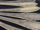 Vintage 1940's Gorham Sterling Silver " Lyric " Paddle Butter Spreaders All our Vintage - Image - 8