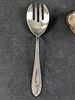 Vintage Retired German BMF Silver Plate Spoons & Ladles & Salad Fork. This lot includes: 
(4) Image - 2
