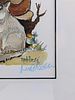 Framed Donald Nedobeck Beatitude Etude Print W Sketch. This print shows a monk surrounded by Image - 3