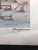 Signed & Numbered Print Of "Christmas Morning Cranes" By Owen J. Gromme With Personalized Note. T Image - 4