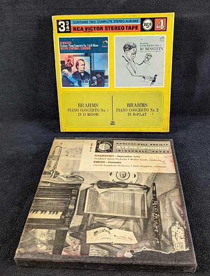 Tchaikovsky & Brahms 4 Track Tapes. Tchaikovsky &amp; Brahms 4 Track Tapes This lot consists of: 