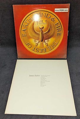 2 LPs The Best Of James Taylor & Earth, Wind & Fire. 2 LPs The Best Of James Taylor &amp; Earth 