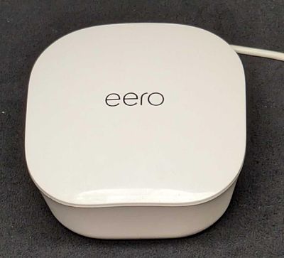 Eero Mesh J010001 AC Dual-Band Wi-Fi 5 Router C. This is approx 3 7/8" x 3 1/2" x 2 1/4". Come 