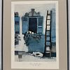 Framed Rosina Wachtmeister Signed Foil Enhanced Lithograph. Looks like her "Via Galileo Galilei Image - 2