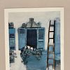 Framed Rosina Wachtmeister Signed Foil Enhanced Lithograph. Looks like her "Via Galileo Galilei Image - 4