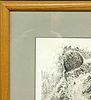 Framed Richard D Harris S&N Bear Hatted Man Print. Framed Richard D Harris S&amp;N Bear Hatted Image - 4
