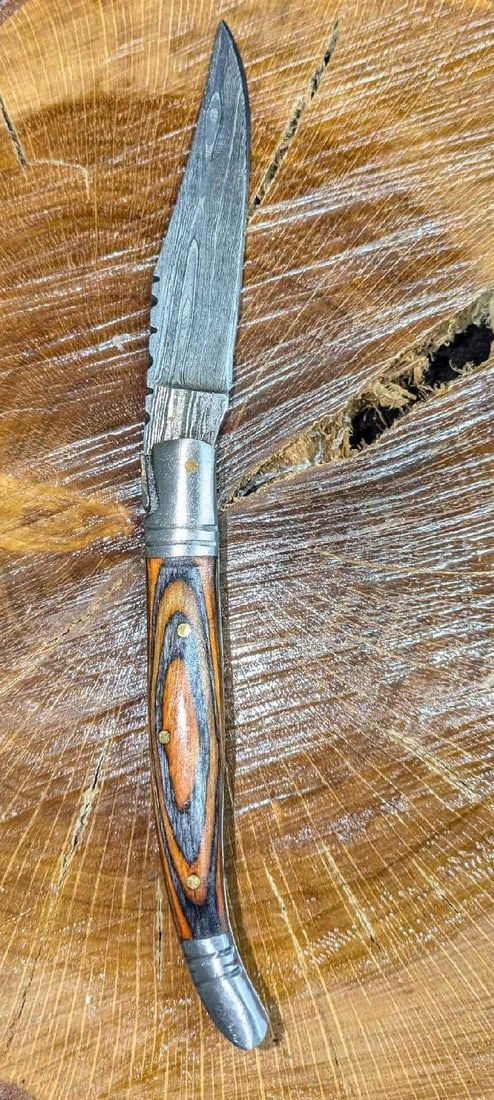 Lot 153: MHS Cutlery Steel Pocket Knife And Case RTCOO