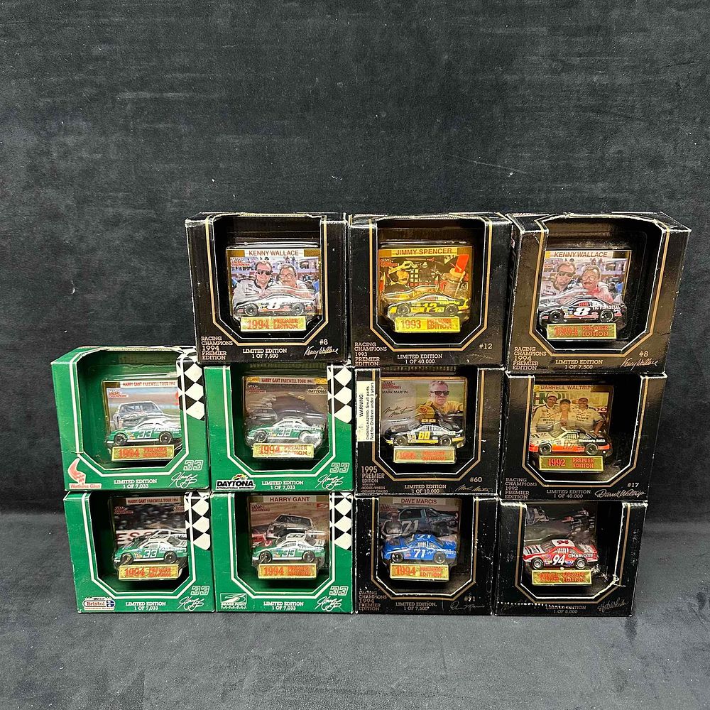 Lot 163: Racing Champions Limited Premier Die Cast Metal Replica 1:64 Scale Set Eleven